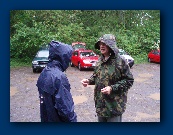 George and Philip - wet enough for you?